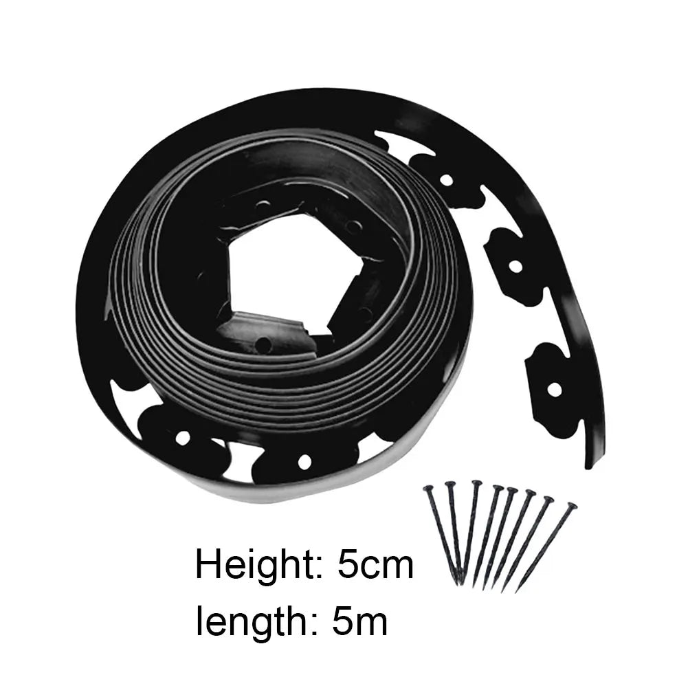 Garden Lawn Edging Border Kit with Spikes