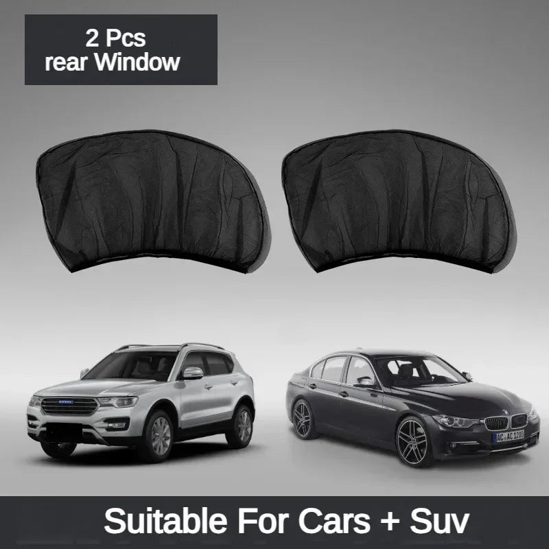 Car Window Sunshade & Mosquito Screen