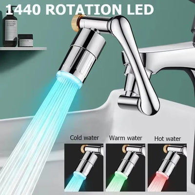 LED Temperature Faucet Extender