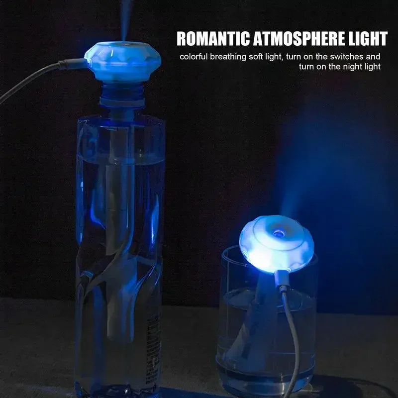 Portable USB Water Bottle Air Humidifier