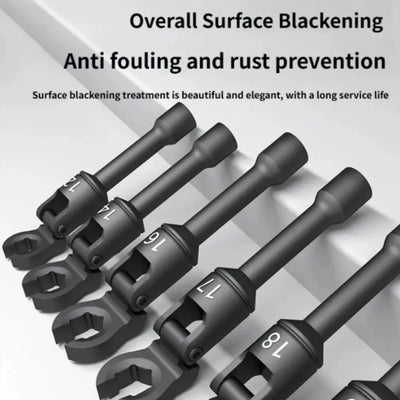 6PCS Universal Tubing Wrench Set