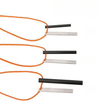 Magnesium Rod Fire Starter with Striker & Scraper
