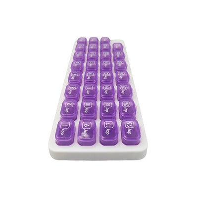 31-Grid Monthly Pill Organizer