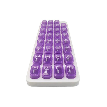 31-Grid Monthly Pill Organizer