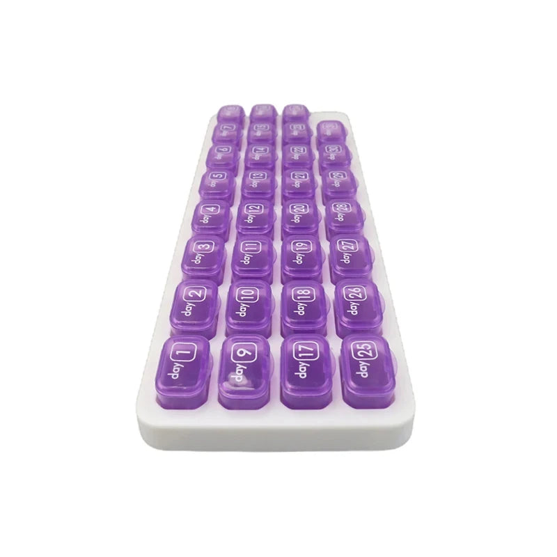 31-Grid Monthly Pill Organizer