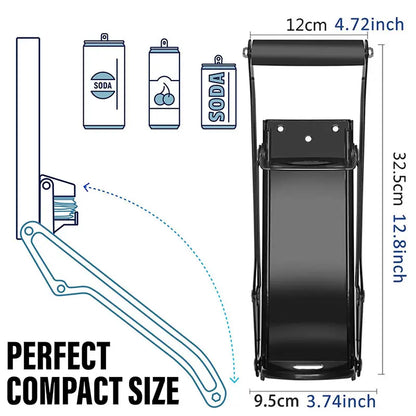 16oz Wall-Mounted Can Crusher