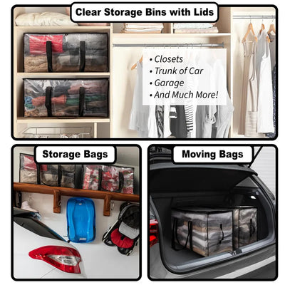 Foldable Transparent Organizer Bag