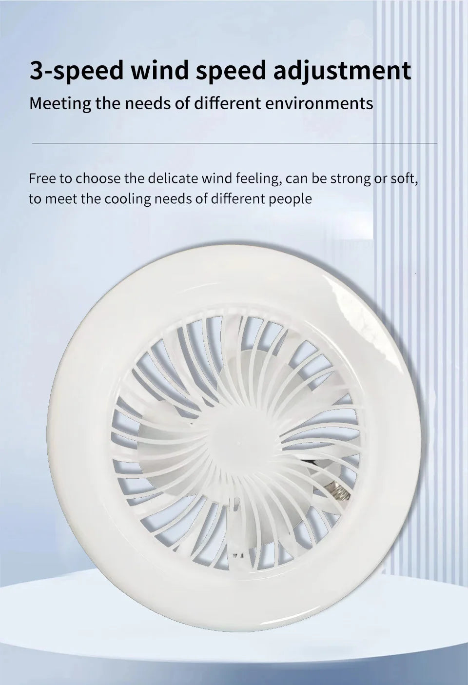 LED Ceiling Fan Light - 19cm