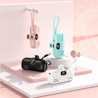 Mini Capsule Power Bank 22.5W Fast Charging