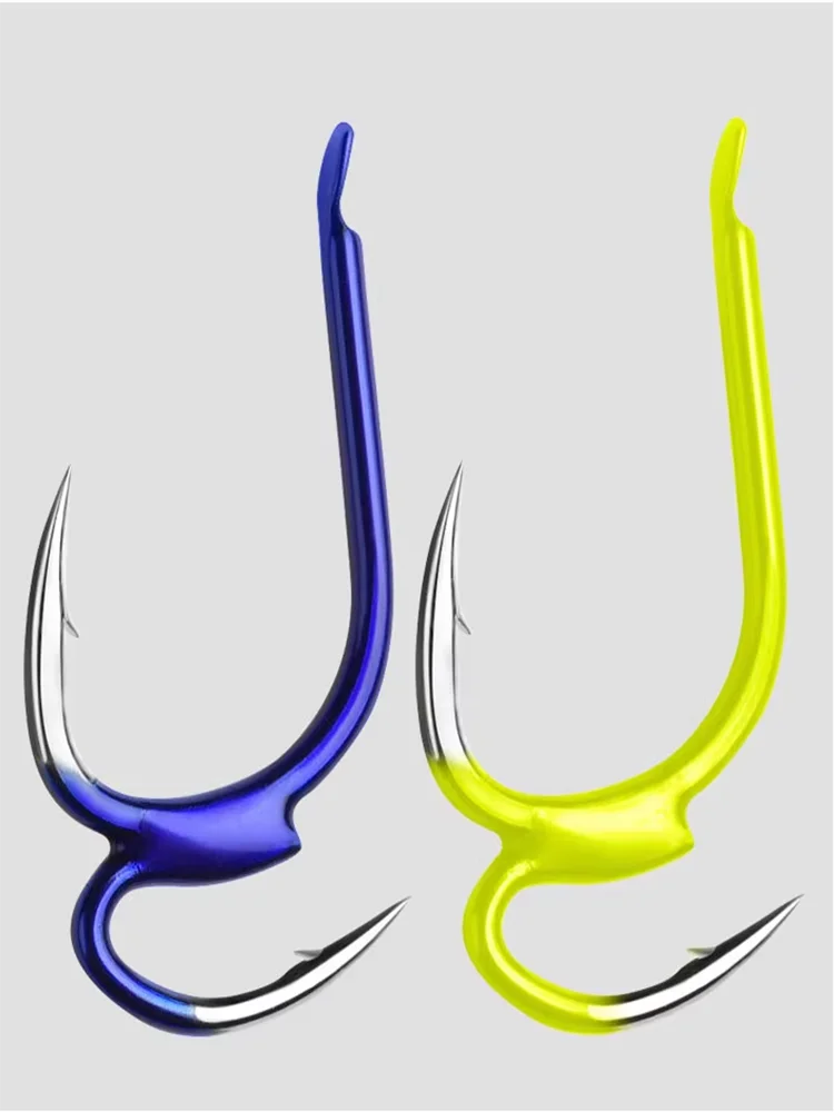 10PCS Barbed Double Fishing Hooks