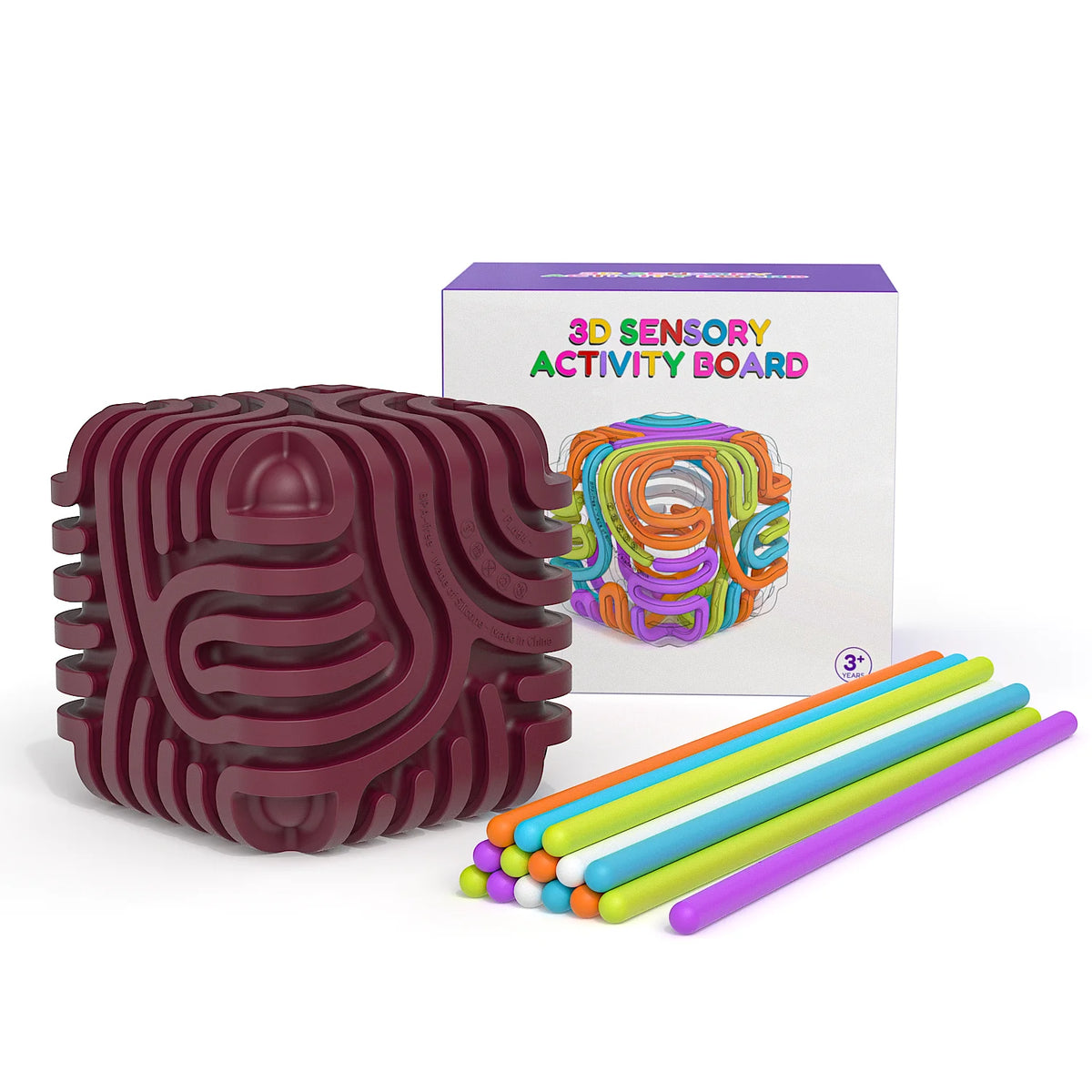 Pelota sensorial de silicona de 15 varillas – Juguete antiestrés