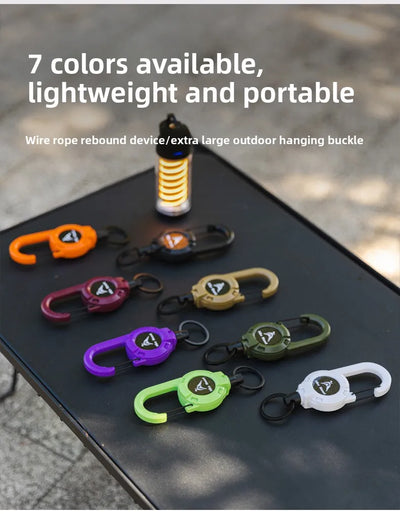 Retractable Steel Keychain