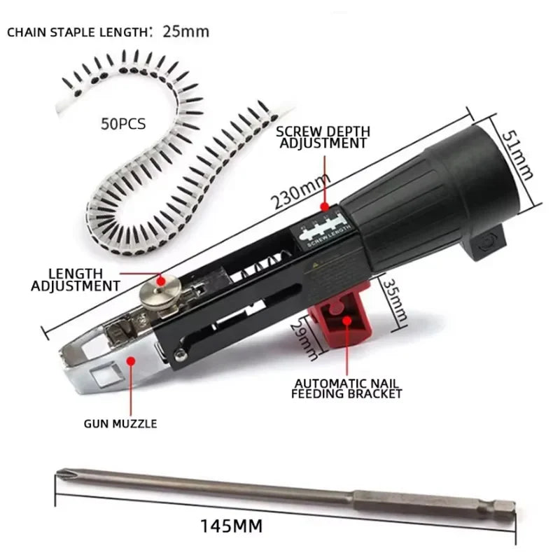 Auto Feed Screw Gun Attachment