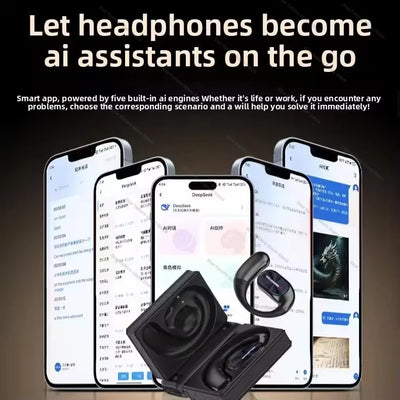 AI Translation Ear-Hook Wireless Earphones