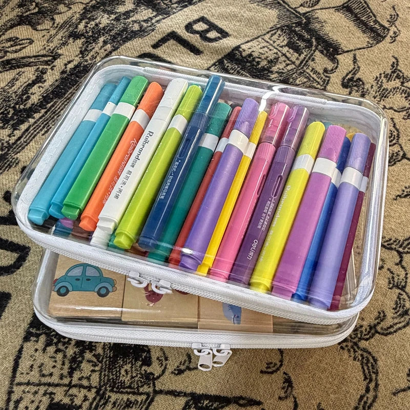 Transparent Zipper Storage Bag