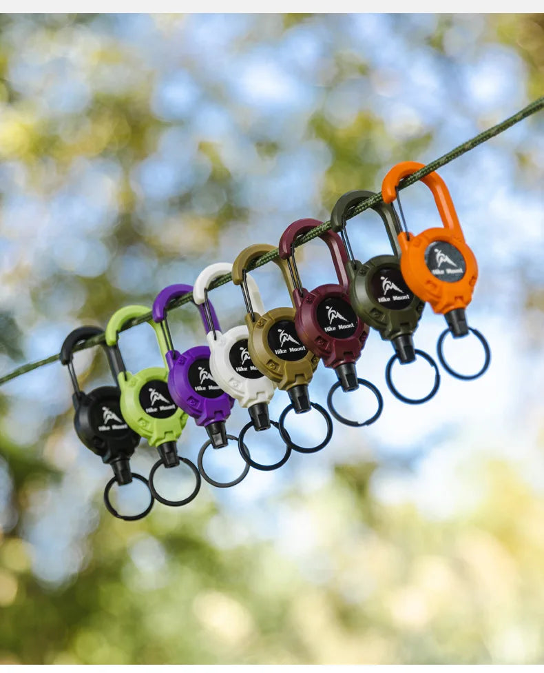 Retractable Steel Keychain