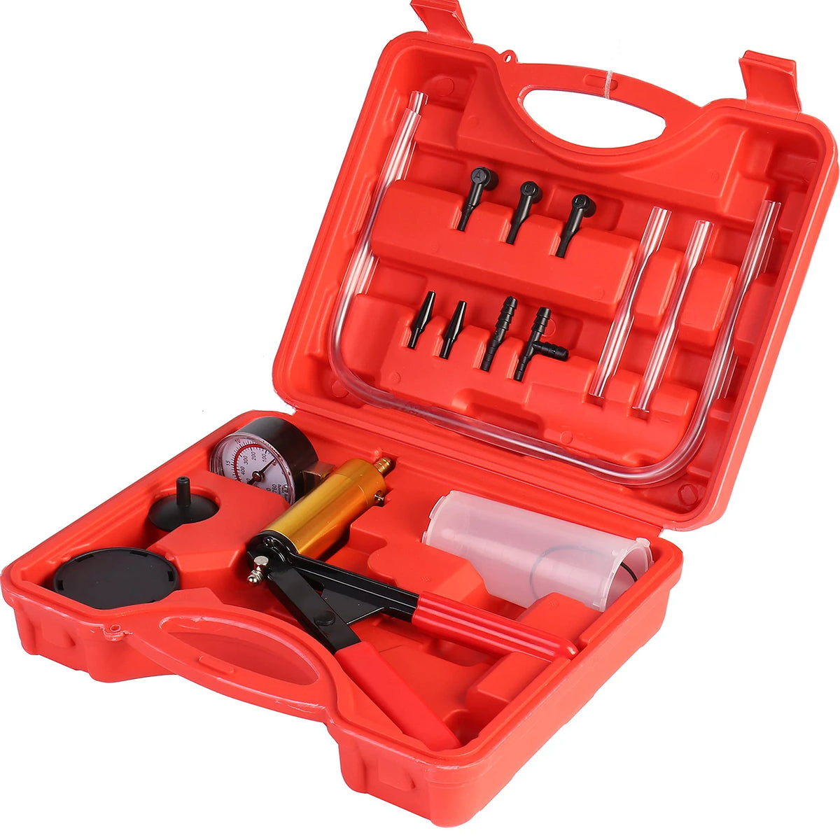 2-in-1 Handheld Brake Bleeder & Vacuum Pump Kit