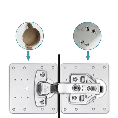 Cabinet Hinge Repair Plate
