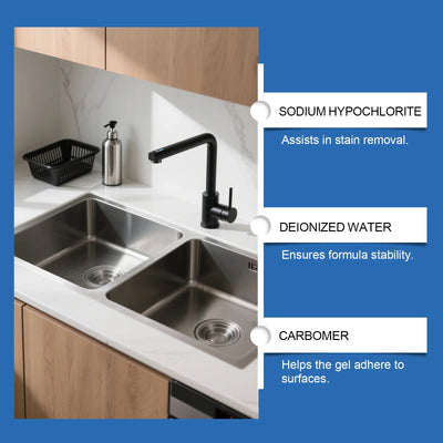 Sink & Bathroom Stain Removal Gel Kit