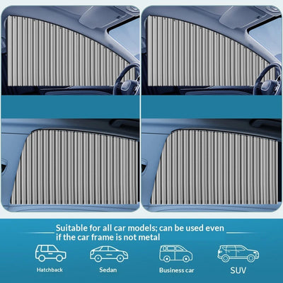 Foldable Car Side Window Sun Shades (2/4 PCS)
