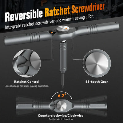 66-in-1 Ratchet Screwdriver Set