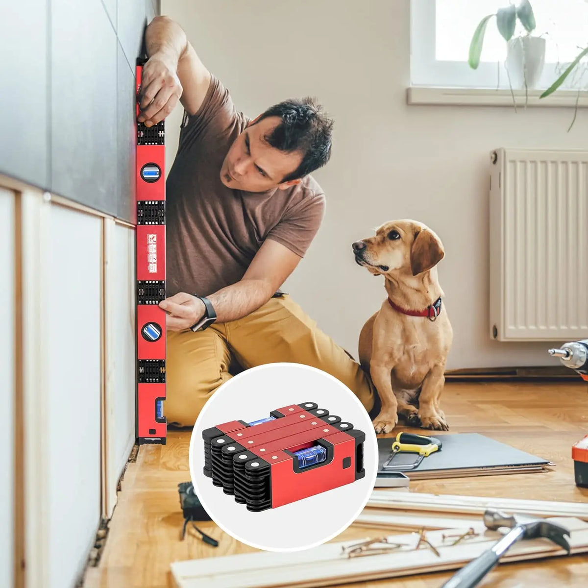 5-Section Magnetic Folding Level