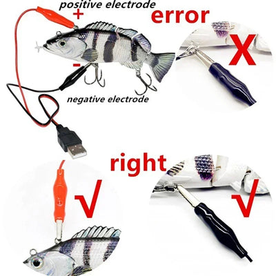 13cm/5.1" Rechargeable Robotic Fishing Lure