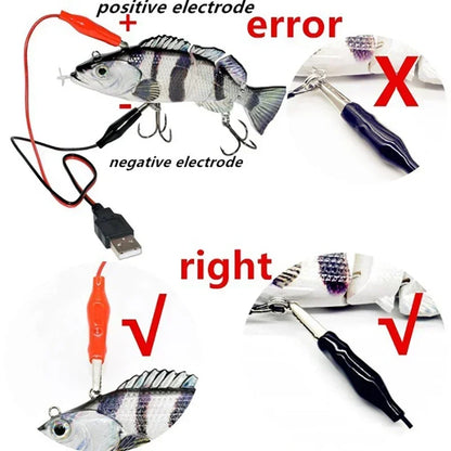 13cm/5.1" Rechargeable Robotic Fishing Lure
