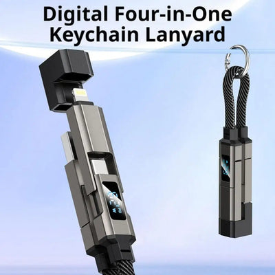 4-in-1 65W Keychain Charging Cable