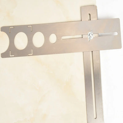 Adjustable Tile Hole Centering Drill Guide Jig