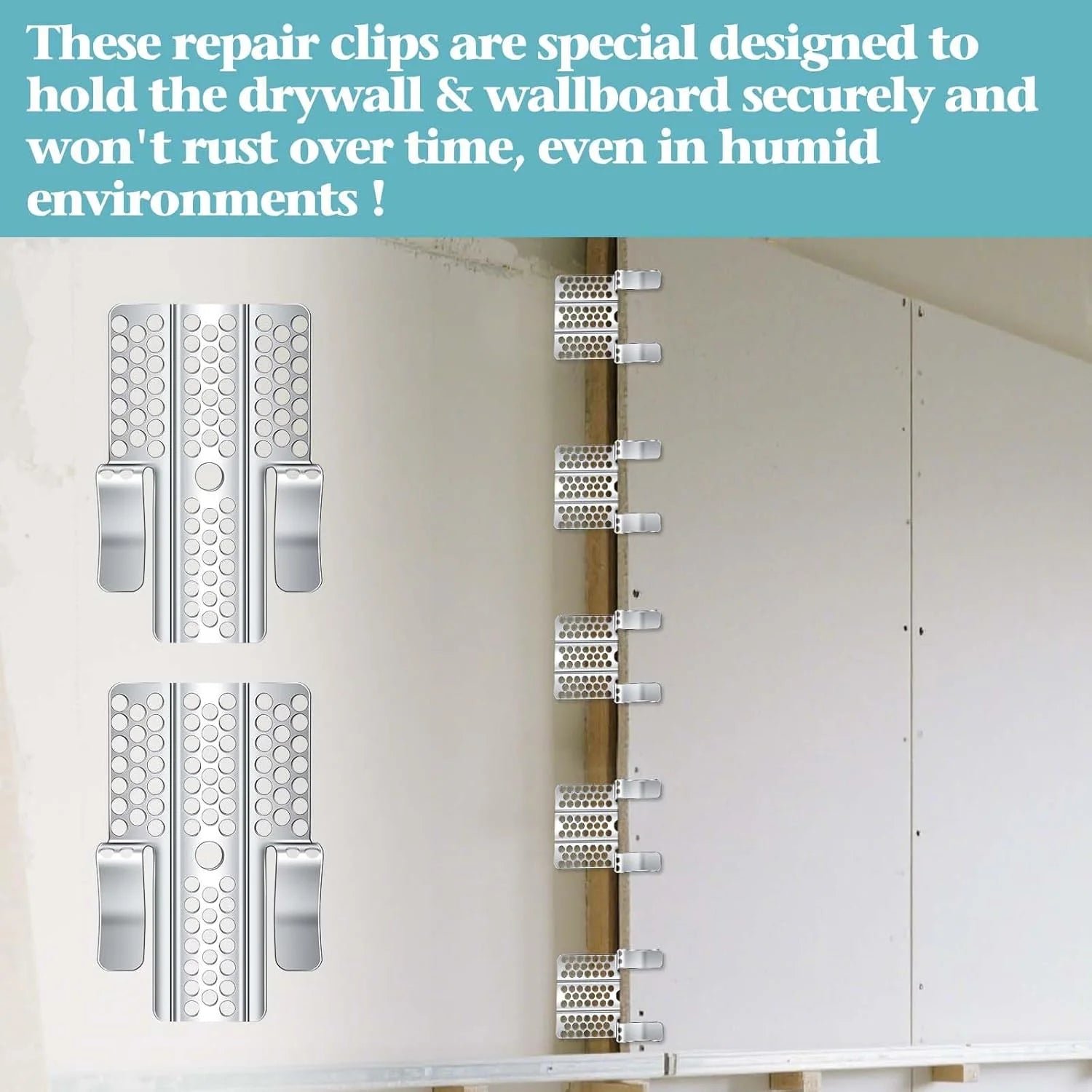 20 Pack Drywall Repair Clips