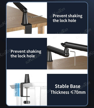 Professional Low-Profile Adjustable Microphone Boom Arm