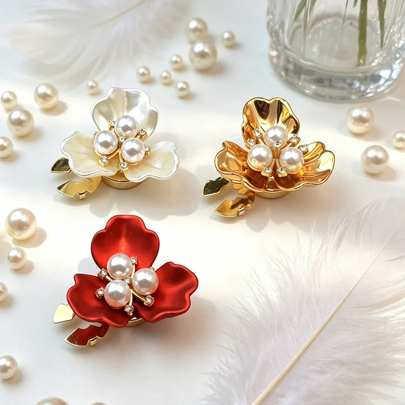 Elegant Flower Button Covers for Shirts & Blouses – 2PCS