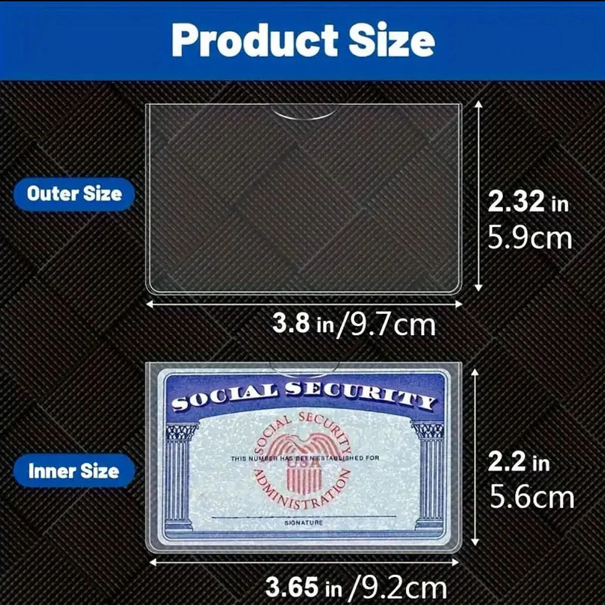 PVC Card Protector Sleeves (8/10/20 Pack)