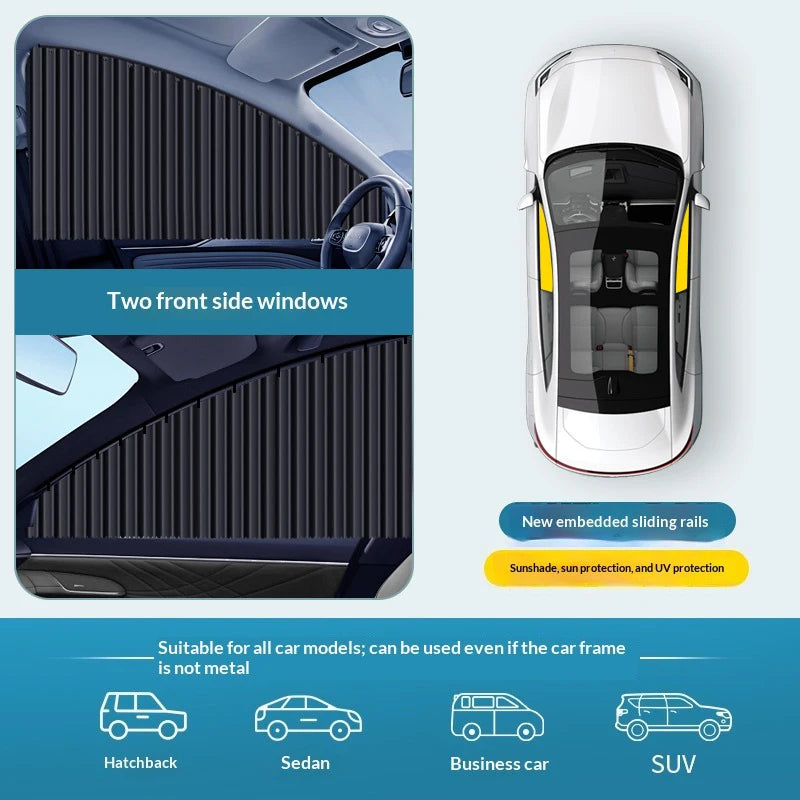 Foldable Car Side Window Sun Shades (2/4 PCS)