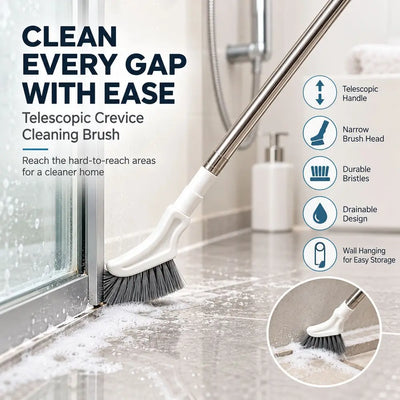 Extendable Crevice Cleaning Brush – Long Handle Gap Cleaner