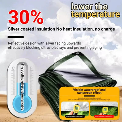 UV-Resistant Waterproof PE Tarpaulin