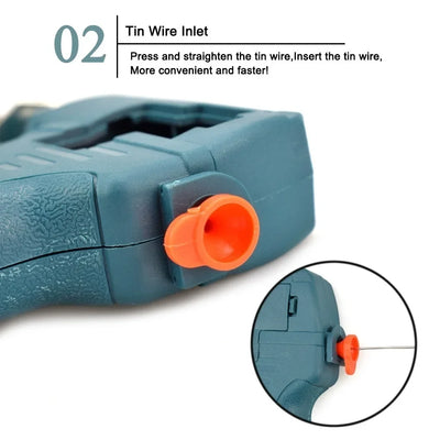 60W Automatic Soldering Gun with Wire Feeder