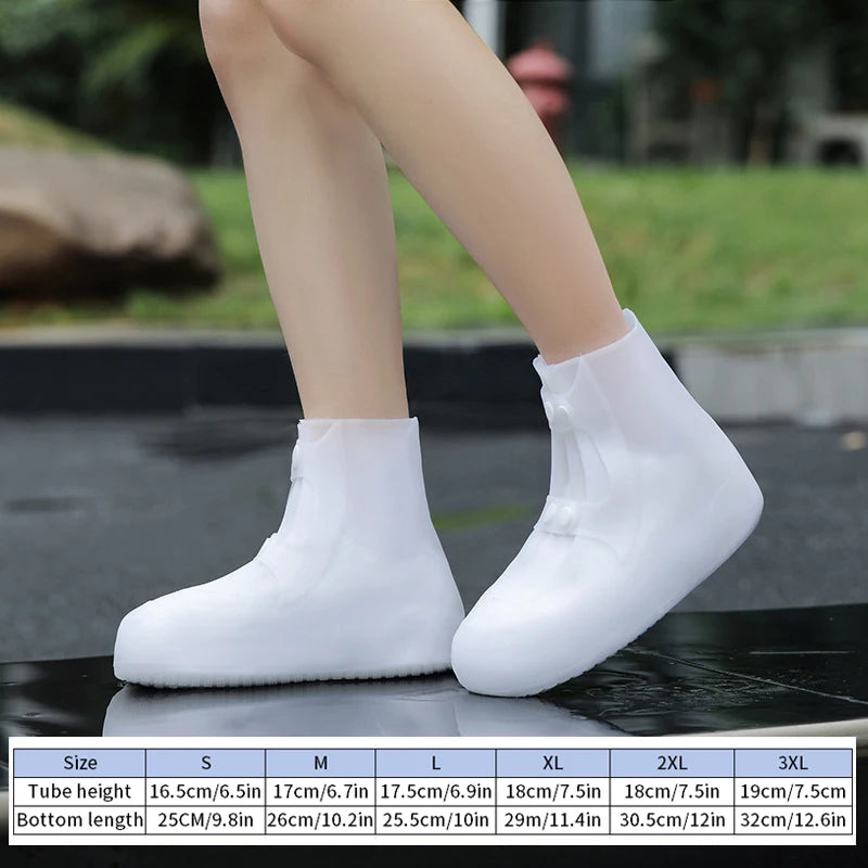 Waterproof Rain Shoe Covers for Men & Women