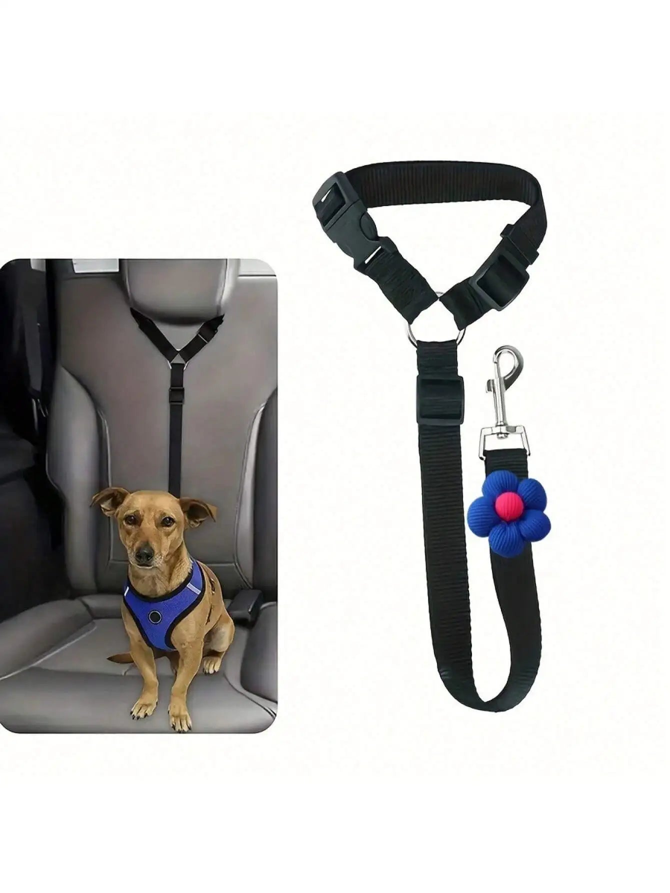 Adjustable Pet Car Seat Belt (T)