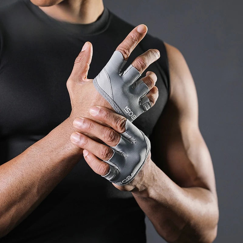 Four-Finger Non-Slip Fitness & Pilates Gloves