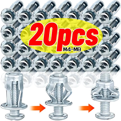 Petal Nut License Plate Fasteners – M4/M5/M6