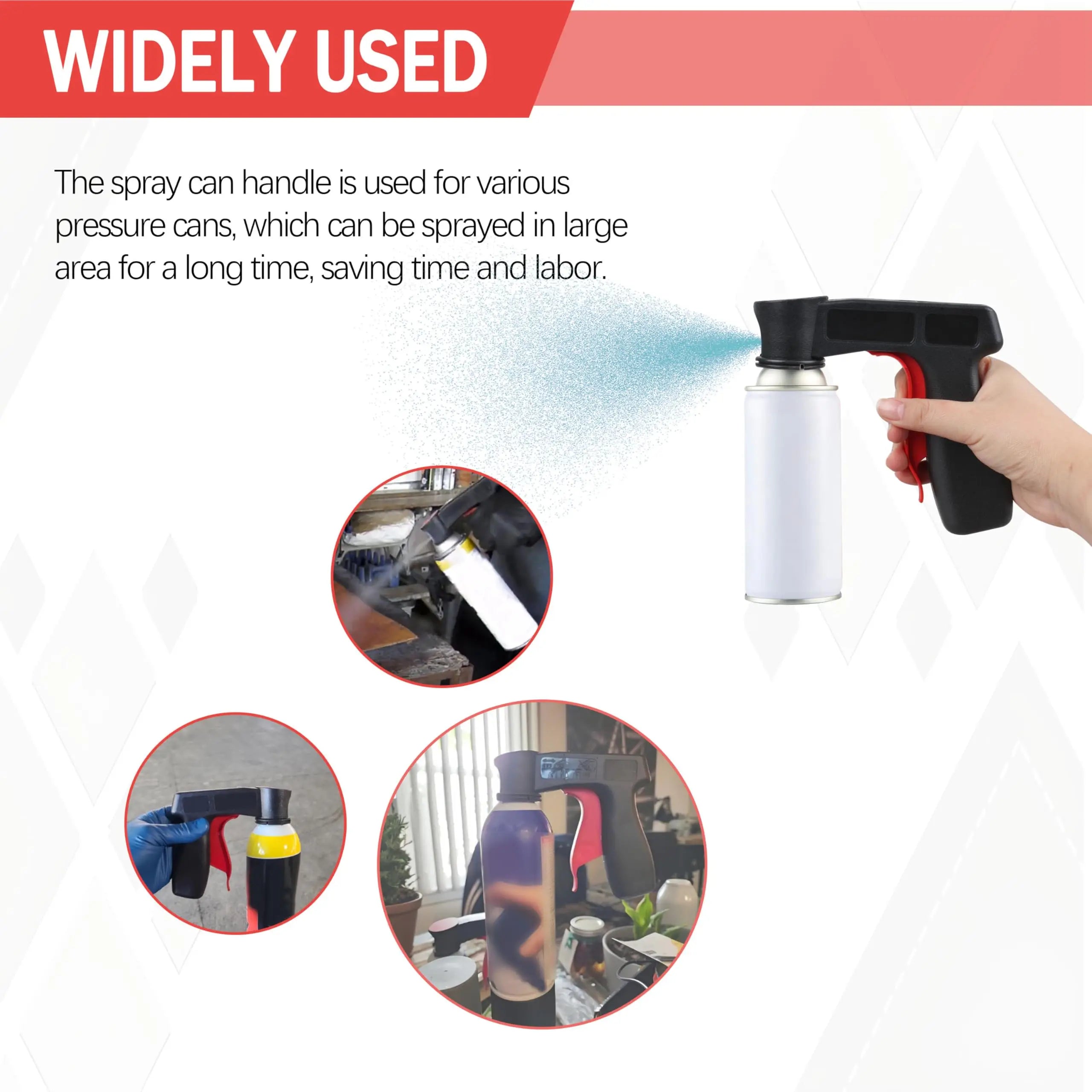 Spray Paint Gun Handle Set