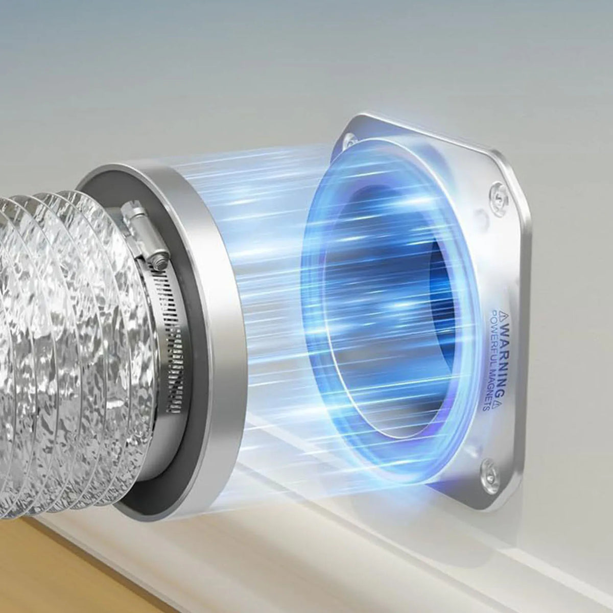 Magnetic Self-Aligning Dryer Vent Coupling Kit