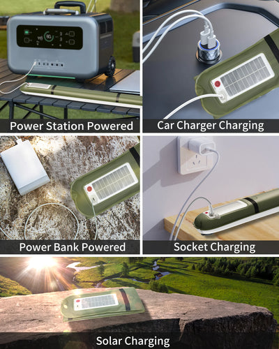 Solar LED Tube Camping Light