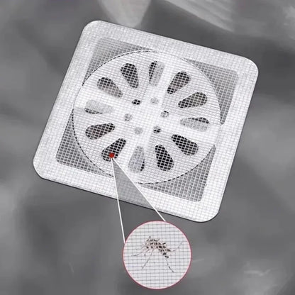 Disposable Drain Hair Catcher Mesh Stickers