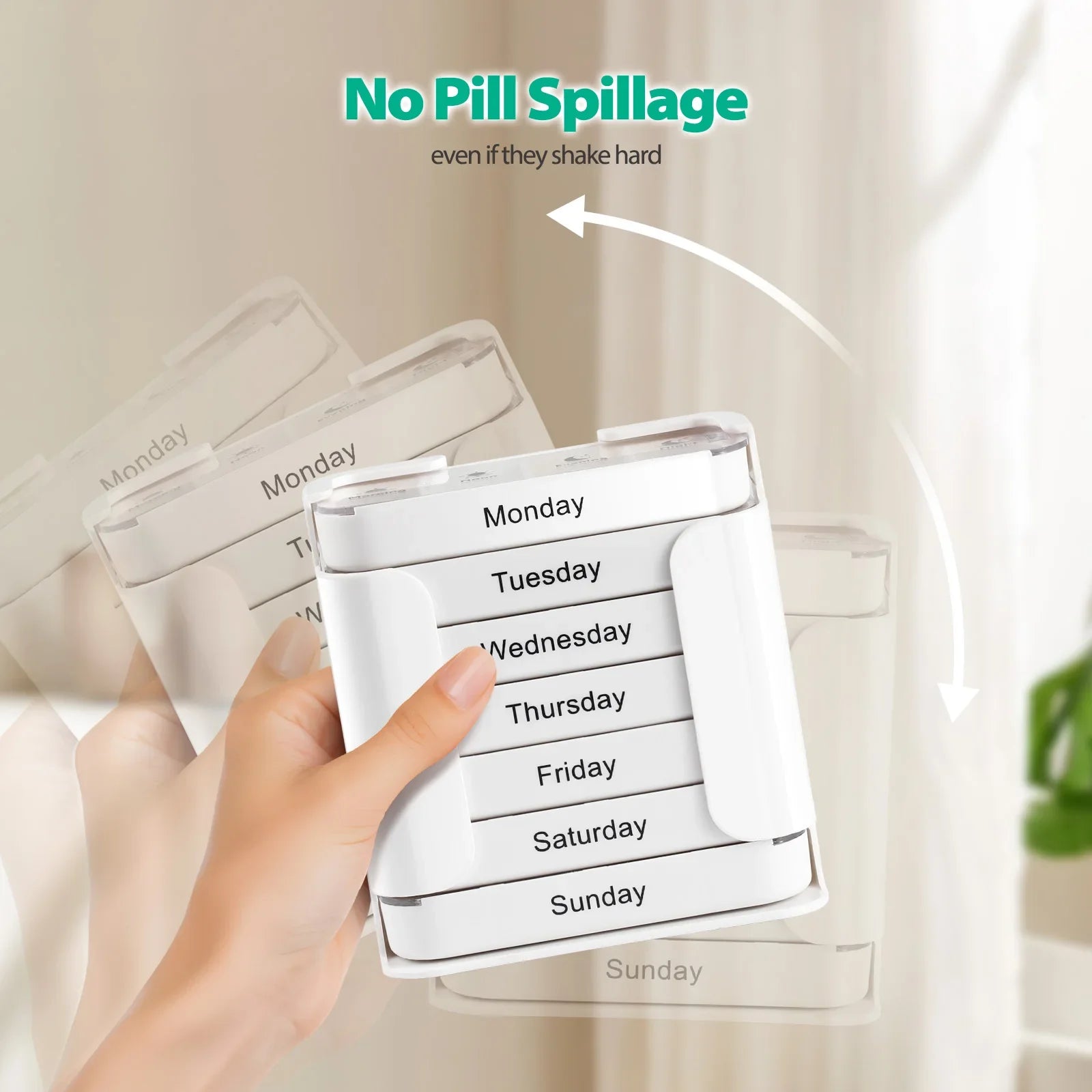 7-Day Weekly Pill Organizer