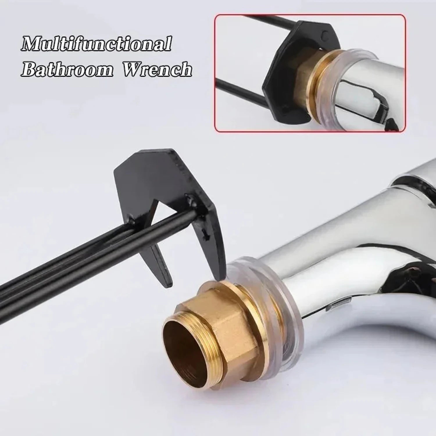 Multifunctional Bathroom Wrench (2 Pack)