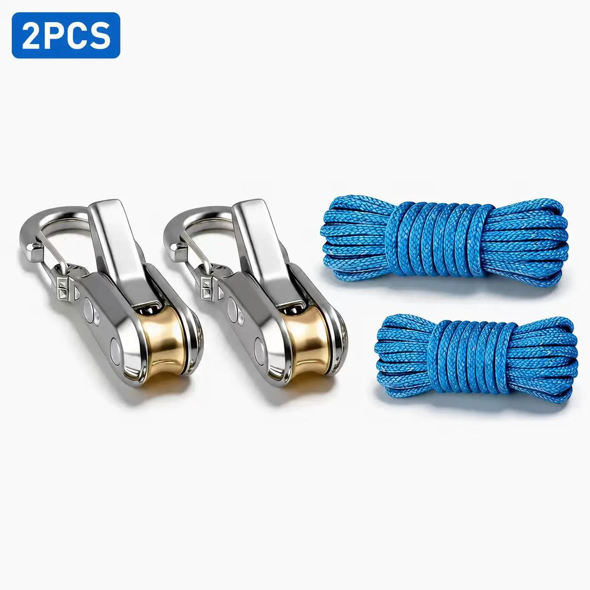 6-Pack Heavy-Duty Roller Rope Tensioners