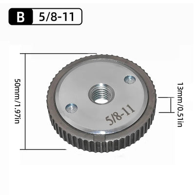 Quick-Lock Angle Grinder Nut for M10/M14 Grinders
